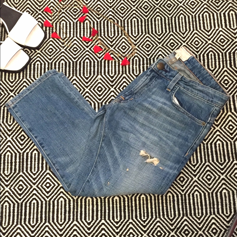 Current Elliot cropped jeans